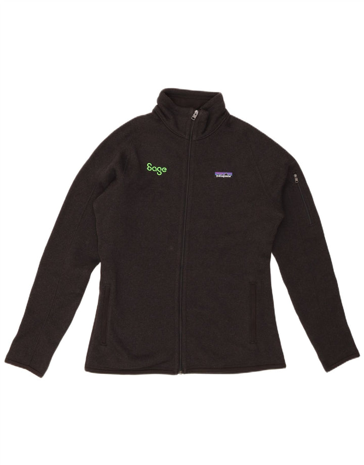 PATAGONIA Chaqueta superior de chándal para mujer UK 40 Mediana Poliéster negro