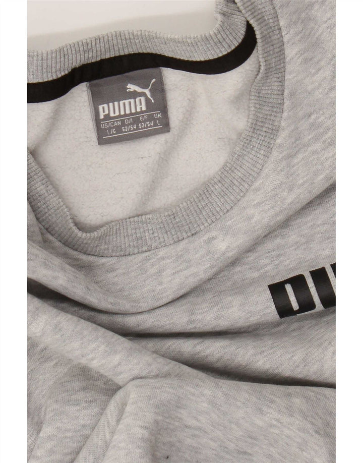 Puma Hombre Sudadera Jumper Grande Gris