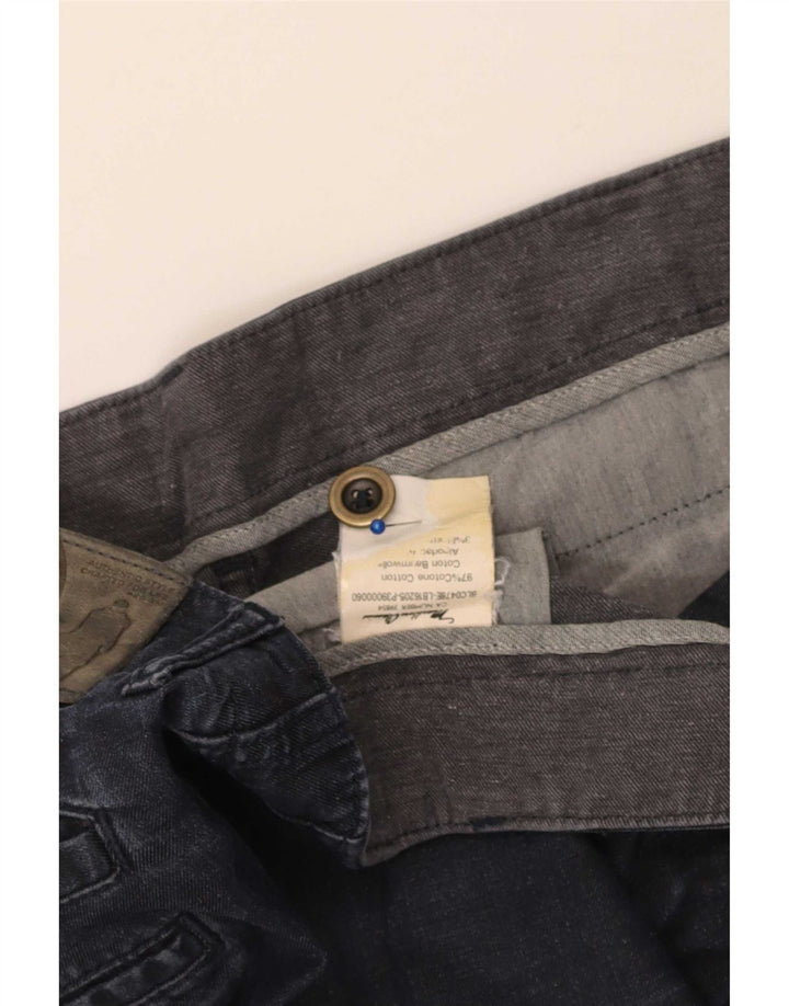 Marlboro Classics Jeans rectos desgastados para hombre W36 L32 Algodón azul marino