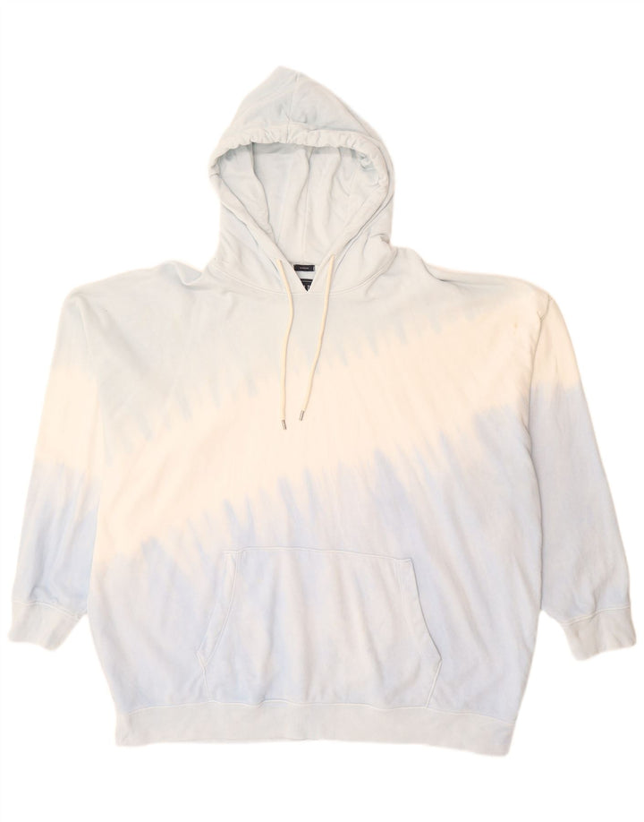 Gap Hombre Sudadera con Capucha Extragrande Jersey XL Azul Tie Dye Algodón