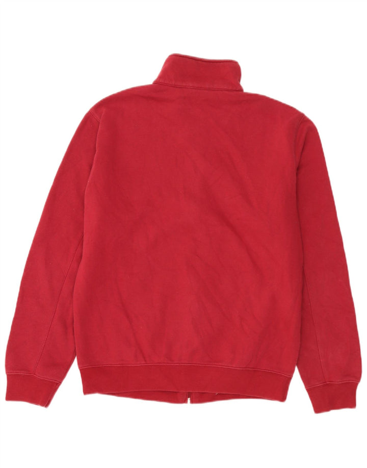 Champion Chaqueta de chándal para hombre con rayas rojas medianas