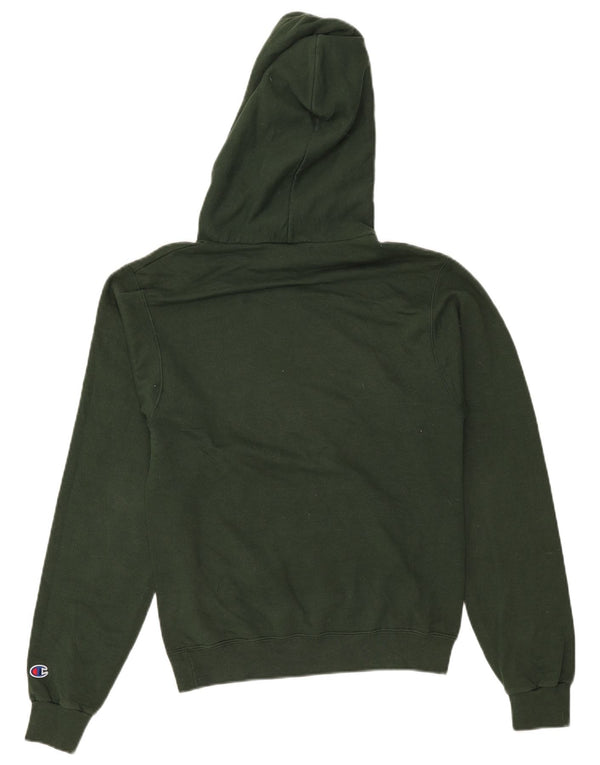 Champion Cal Poly Mustangs Graphic Sudadera con capucha para hombre XS Algodón verde