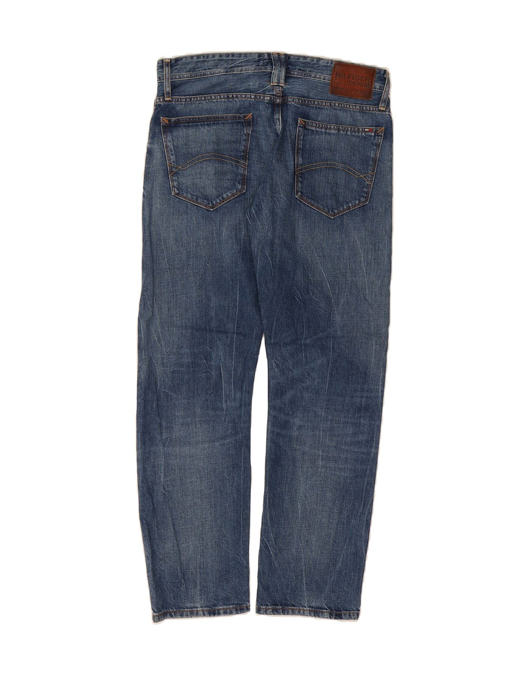 TOMMY HILFIGER Womens Straight Jeans W32 L30 Blue Cotton Vintage Tommy Hilfiger and Second-Hand Tommy Hilfiger from Messina Hembry 