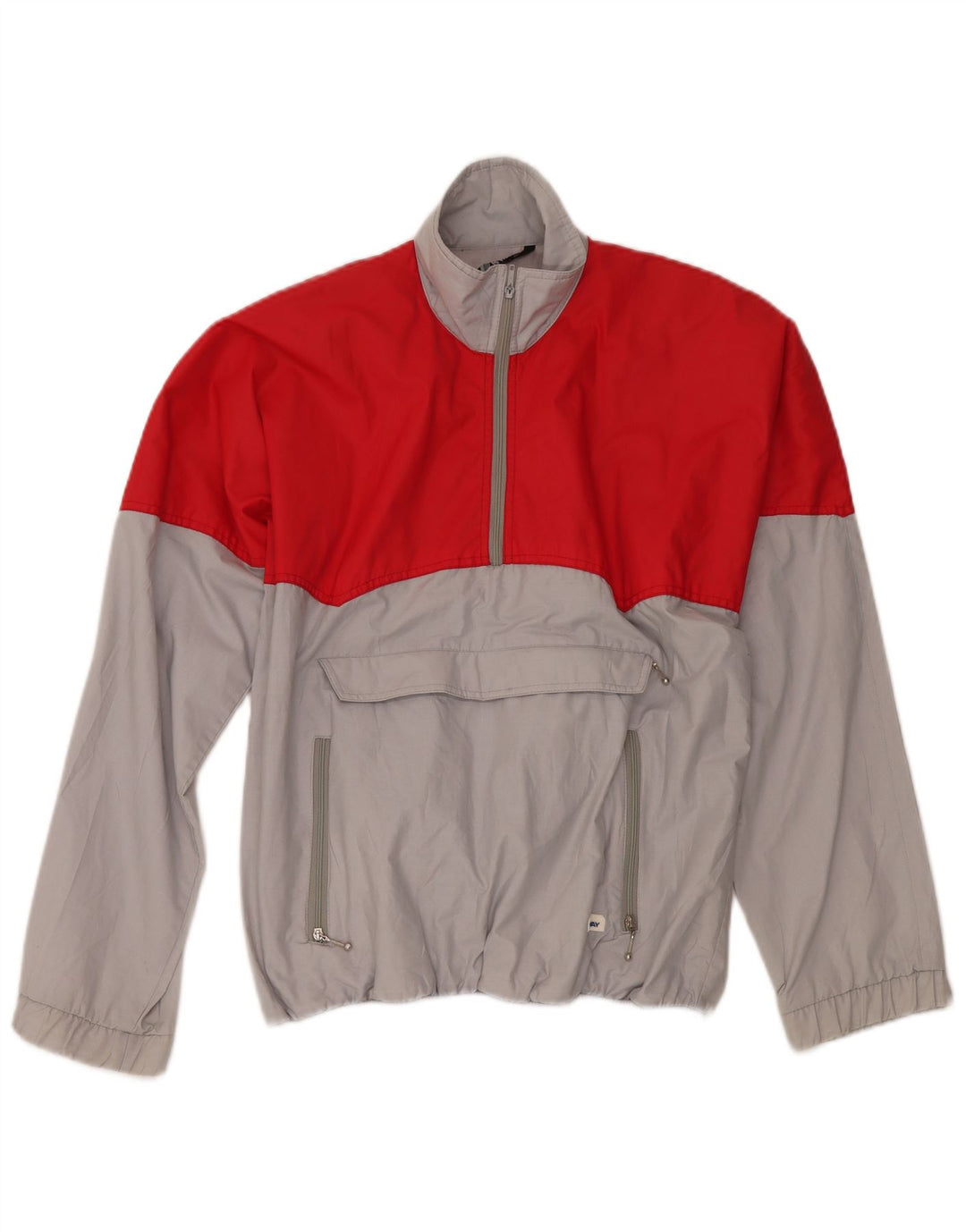 K-Way Hombre Jersey Chándal Chaqueta superior Poliéster con bloques de color rojo medio