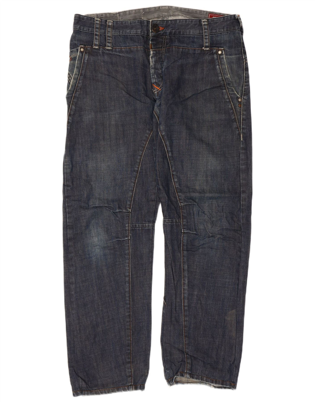 JACK & JONES Vaqueros rectos para hombre W36 L29 Algodón azul