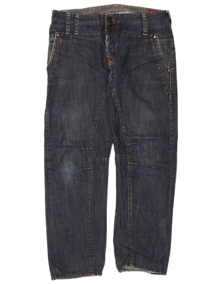JACK & JONES Vaqueros rectos para hombre W36 L29 Algodón azul