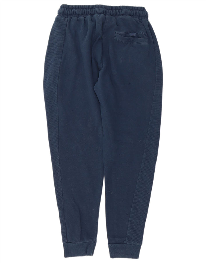 Ellesse Hombre Pantalones De Chándal Joggers Medium Azul Marino Algodón