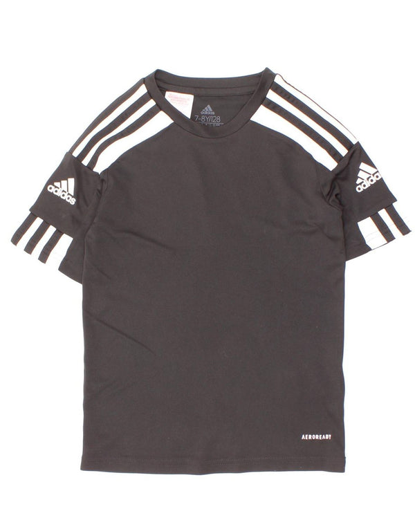 Adidas Camiseta Aeroready para niños 7-8 años Negro Colorblock Poliéster
