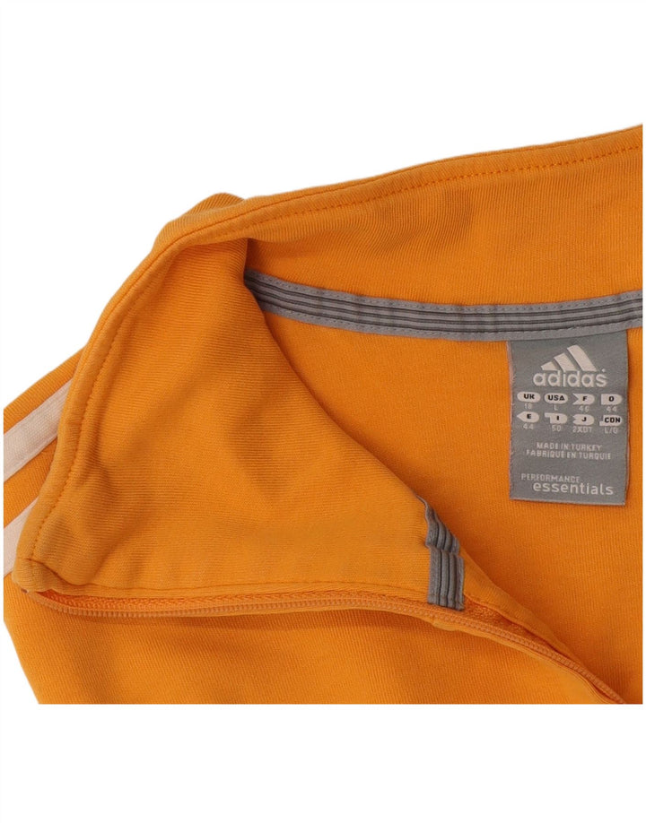 Adidas - Chaqueta de chándal para mujer, talla 40, XL, color amarillo
