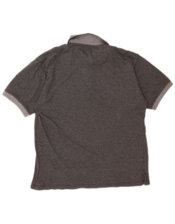 PIERRE CARDIN Polo Hombre XL Algodón Cuadros Gris
