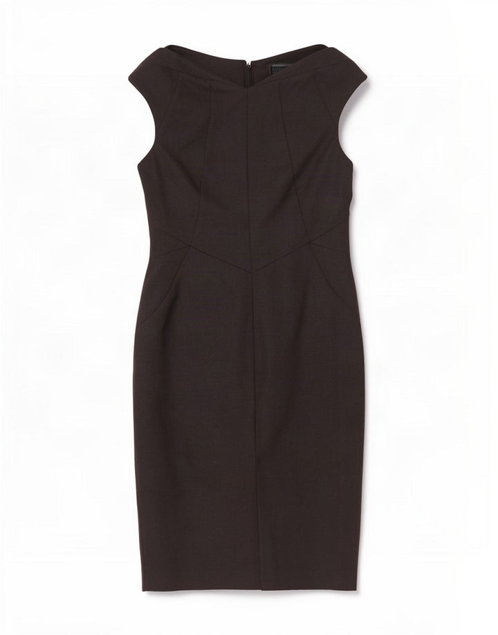 Next Vestido tubo sin mangas para mujer UK 40 Small Poliéster negro