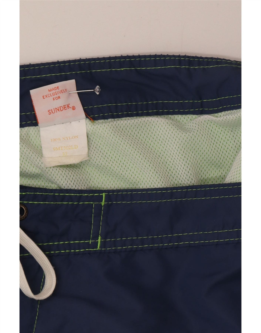 Bañador Sundek Hombre Mediano Azul Marino Nylon