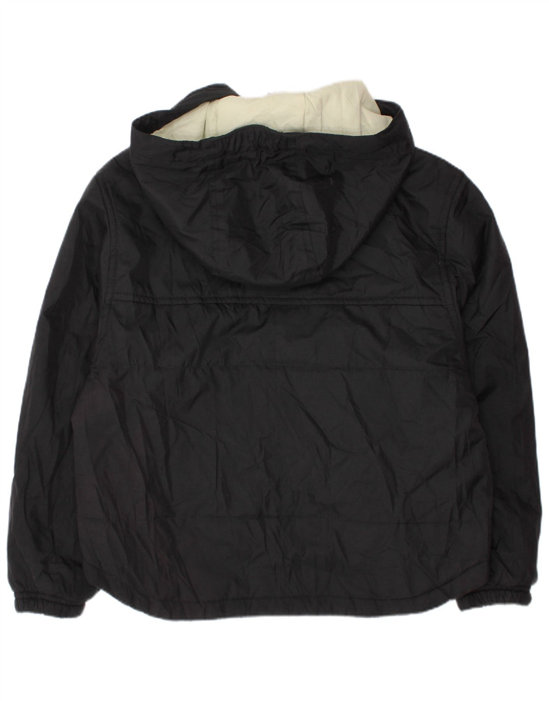 NIKE Chaqueta acolchada con capucha para niño 6-7 años XS Negro Poliéster