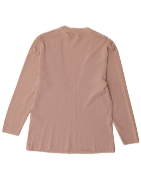 Zara Blusa Mujer Top UK 40 Grande Rayón Rosa