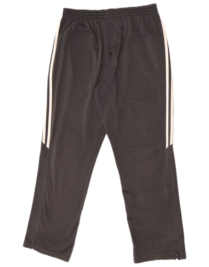 Adidas Pantalones de chándal para hombre ES 38/40 Gris medio Poliéster