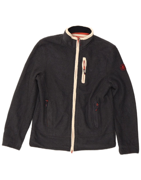 Weird Fish Mens Chándal Top Chaqueta Pequeña Azul Marino Acrílico