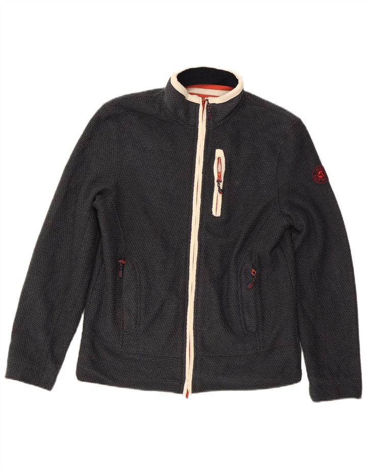 Weird Fish Mens Chándal Top Chaqueta Pequeña Azul Marino Acrílico