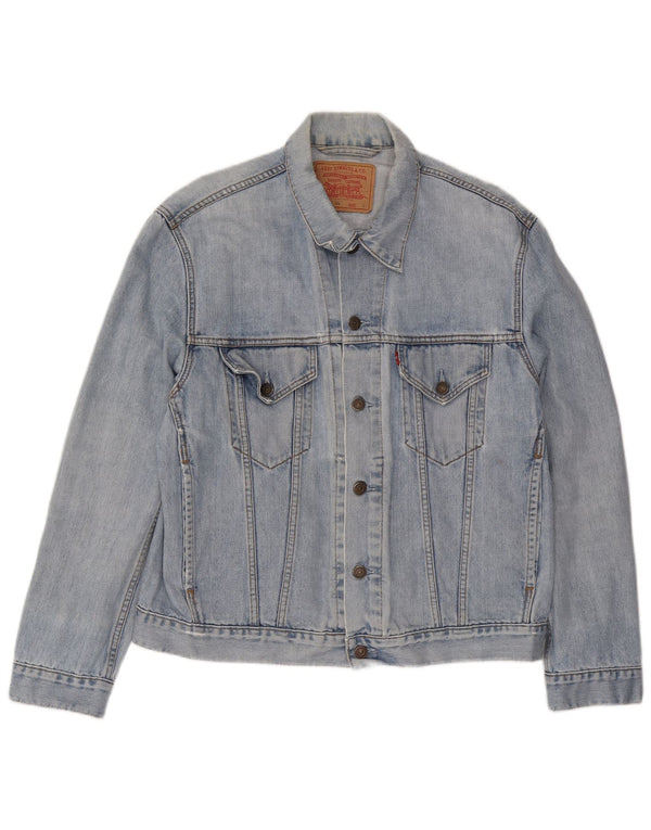 Levi's Chaqueta vaquera para hombre UK 40 Algodón azul grande