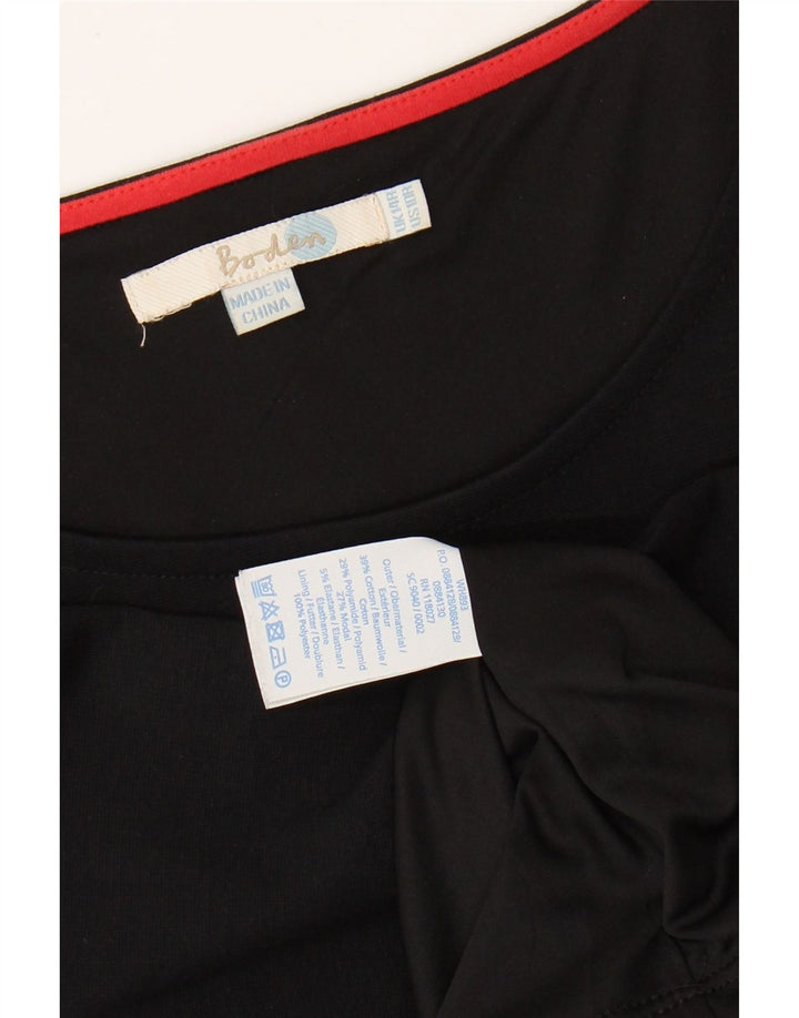 BODEN Vestido acampanado para mujer UK 44 Grande Multicolor Colorblock Algodón