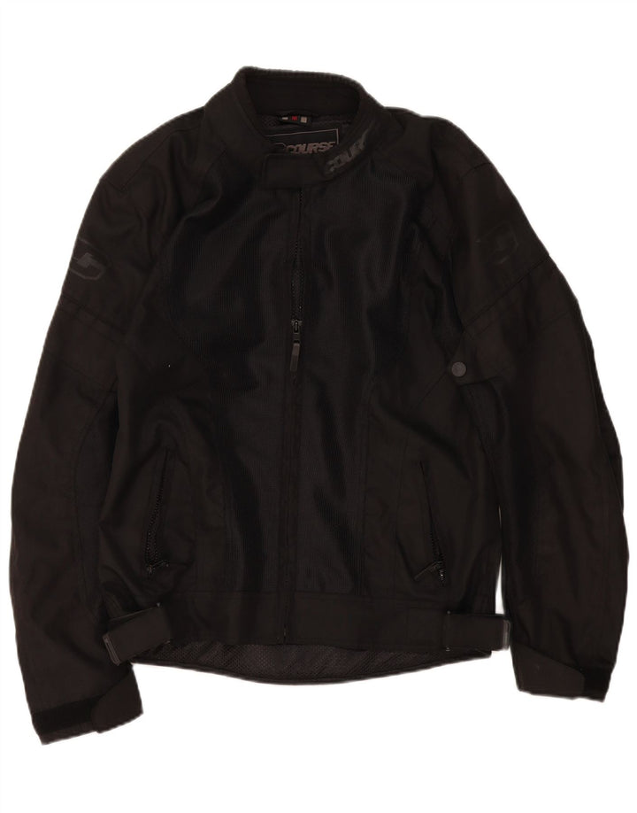 Course Chaqueta gráfica para hombre, talla 38, poliéster negro mediano