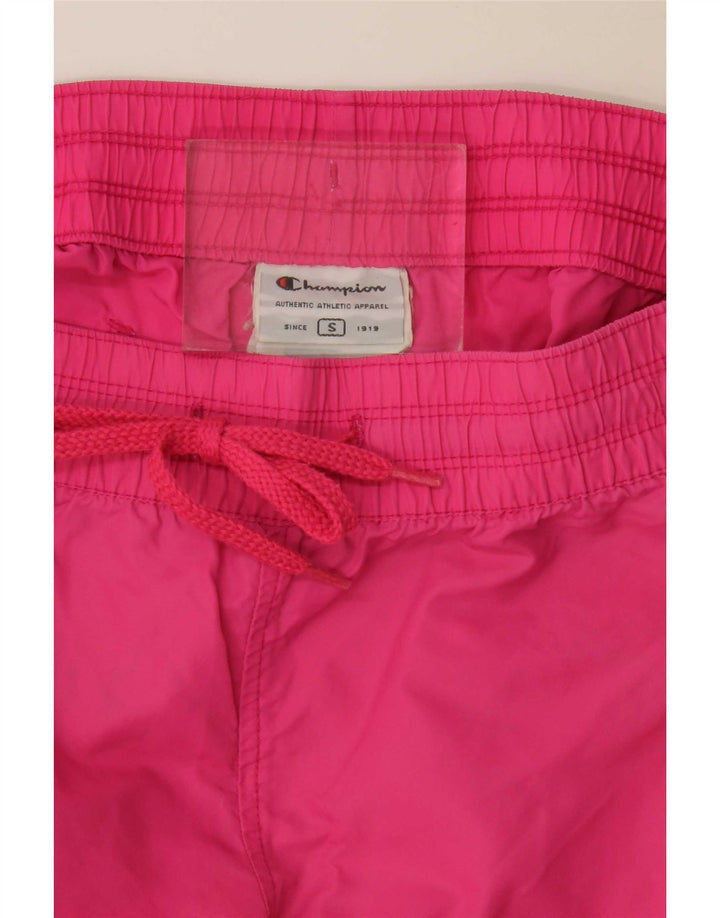 Champion Pantalones cortos deportivos para mujer UK 10 Small Pink Polyamide