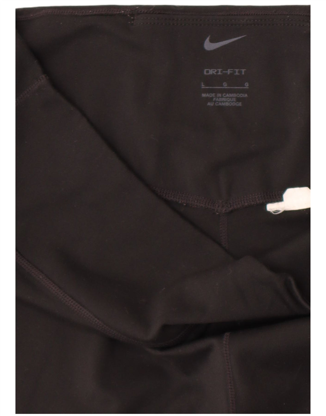 Nike - Leggings cortos Dri Fit para mujer, talla 40, color negro