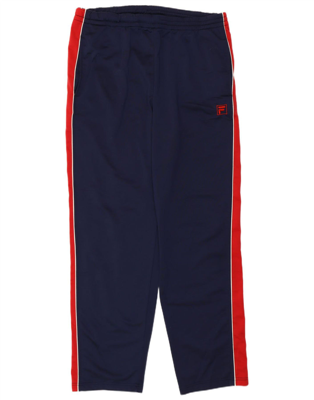 Fila Pantalones de chándal para hombre IT 52 Large Azul marino Colorblock Poliéster