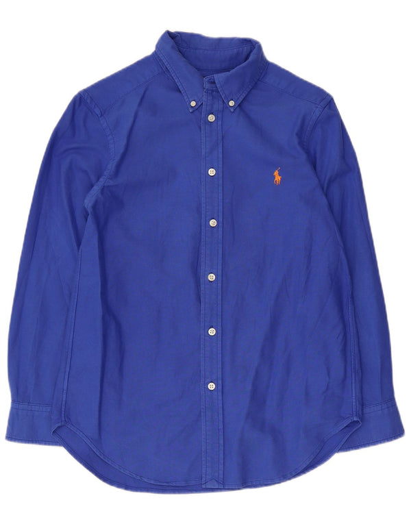 Ralph Lauren Boys Shirt 10-11 Years Medium Blue Cotton