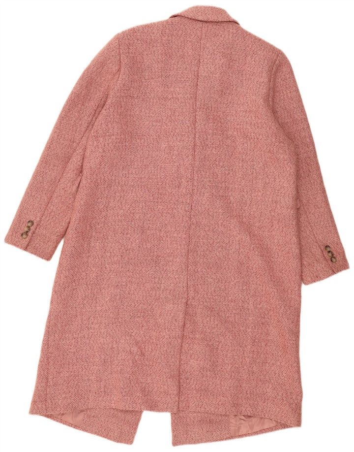 Marks & Spencer Abrigo cruzado para mujer UK 46 Poliéster rosa grande