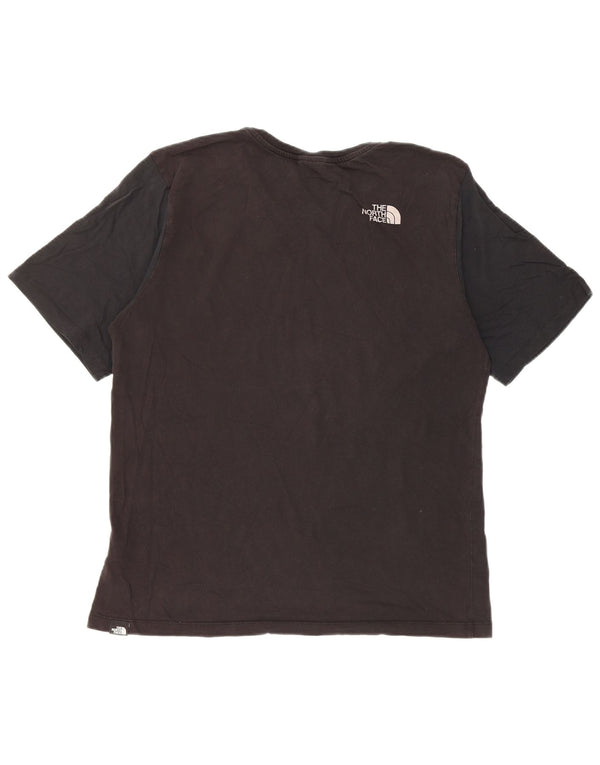 The North Face Camiseta para mujer Top UK 14 Medium Black Cotton
