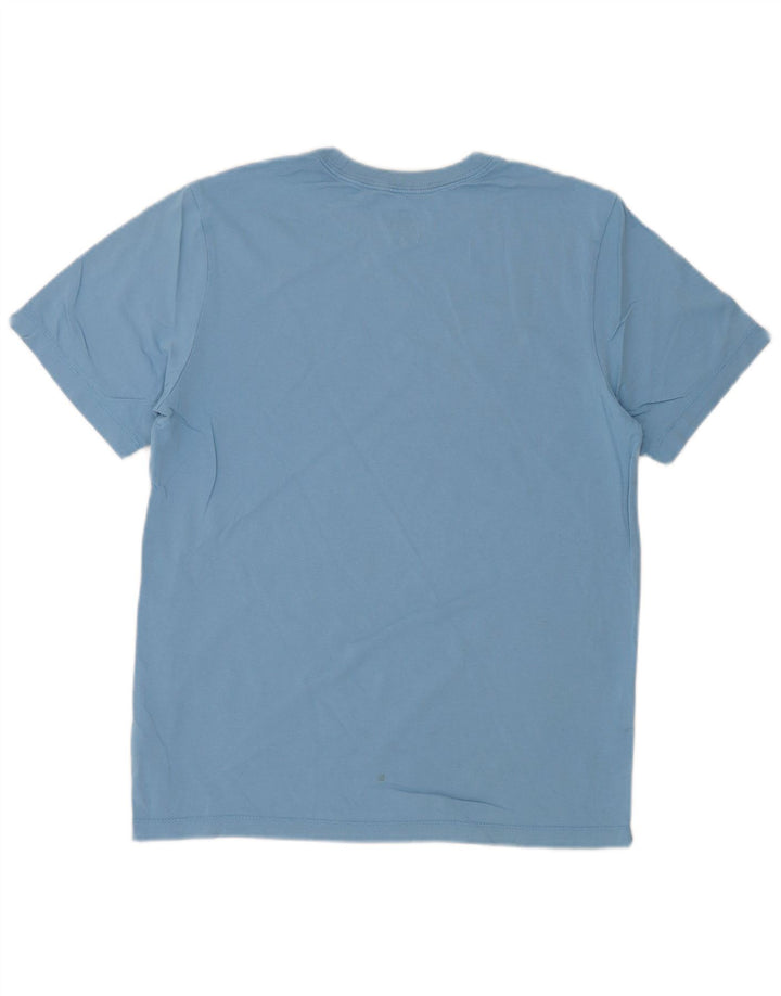 Nike - Camiseta gráfica para hombre, parte superior de algodón azul medio