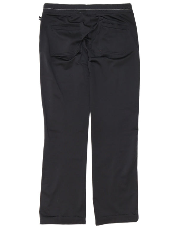 Champion Pantalones De Chándal Para Mujer UK 44 Grande Poliéster Negro