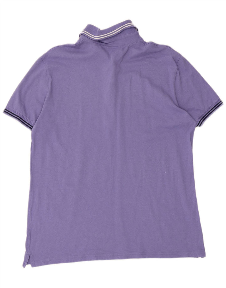 Benetton Polo Hombre Morado Medio