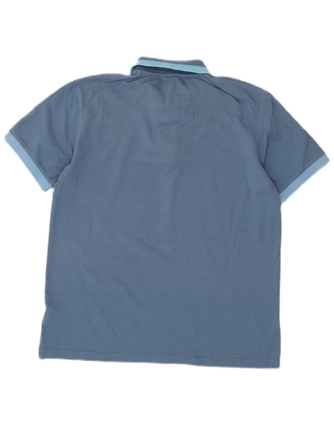 Polo Sun68 para hombre de algodón azul grande
