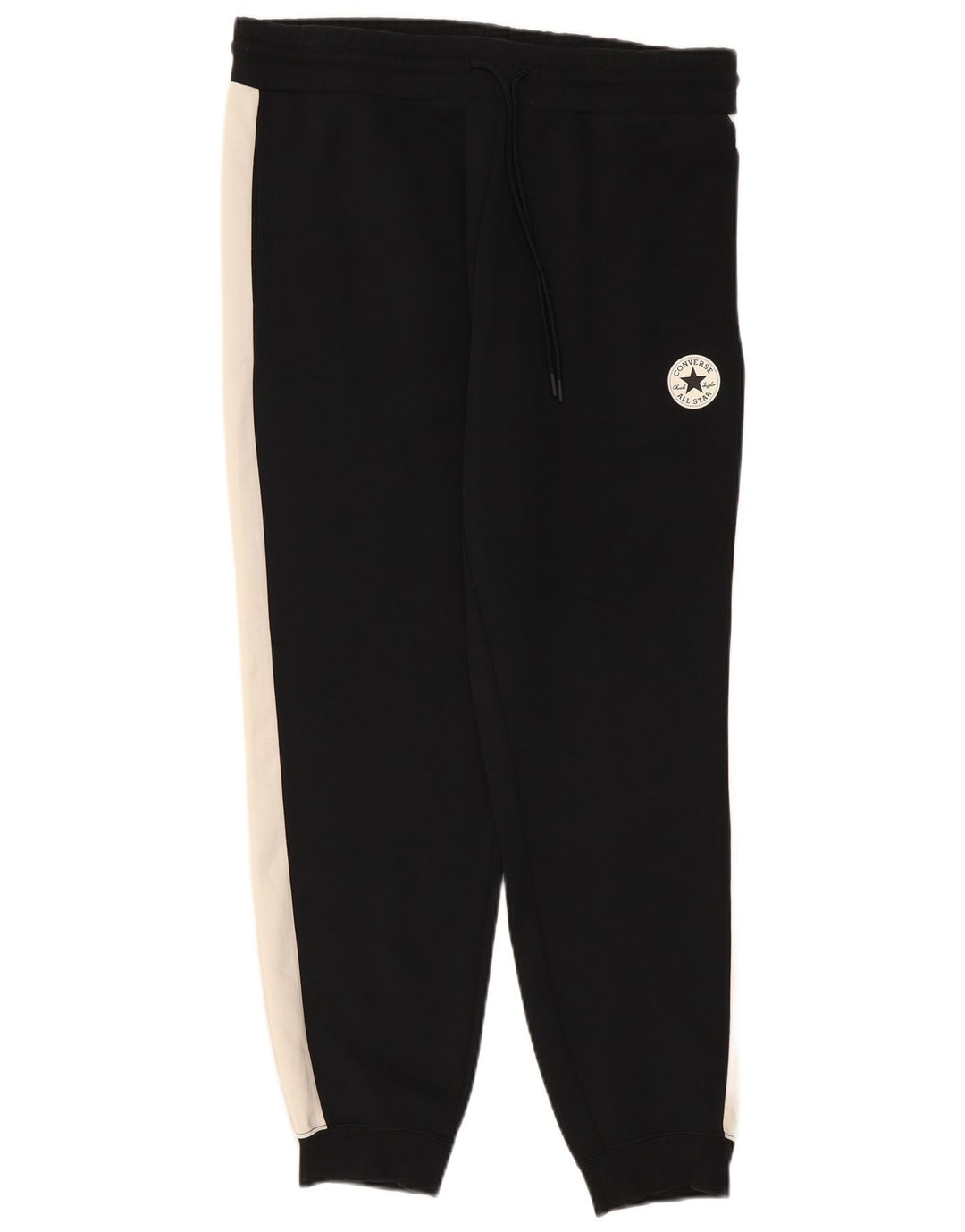 Converse Hombre Pantalones De Chándal Joggers Medium Negro Colorblock Poliéster