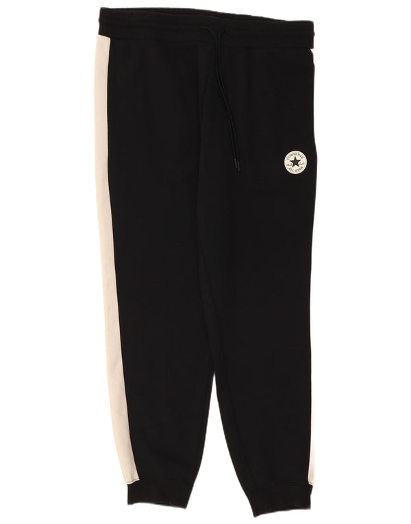 Converse Hombre Pantalones De Chándal Joggers Medium Negro Colorblock Poliéster