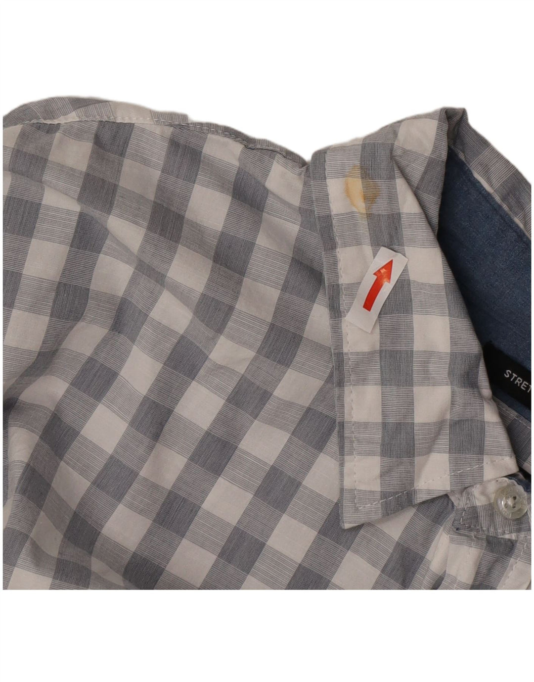 Lee Camisa Regular Fit para Hombre 2XL Algodón A Cuadros Gris