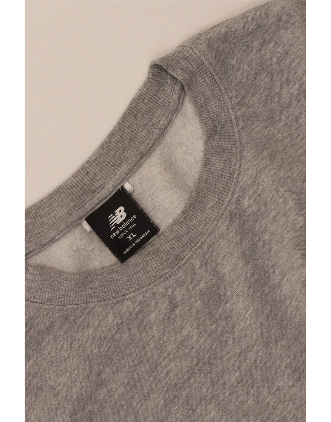 New Balance Hombre Sudadera Jumper XL Gris Moteado