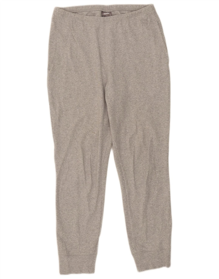 Puma Pantalones de chándal para mujer Joggers UK 44 Gris medio moteado