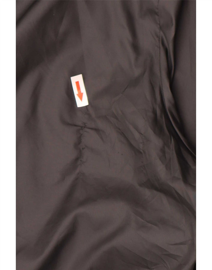 Nike Chaqueta impermeable con capucha gráfica para hombre UK 42 XL Poliéster negro