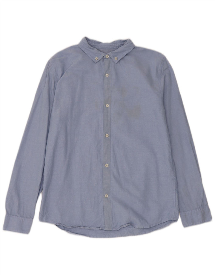 Camisa Niño Zara 13-14 Años Azul Algodón