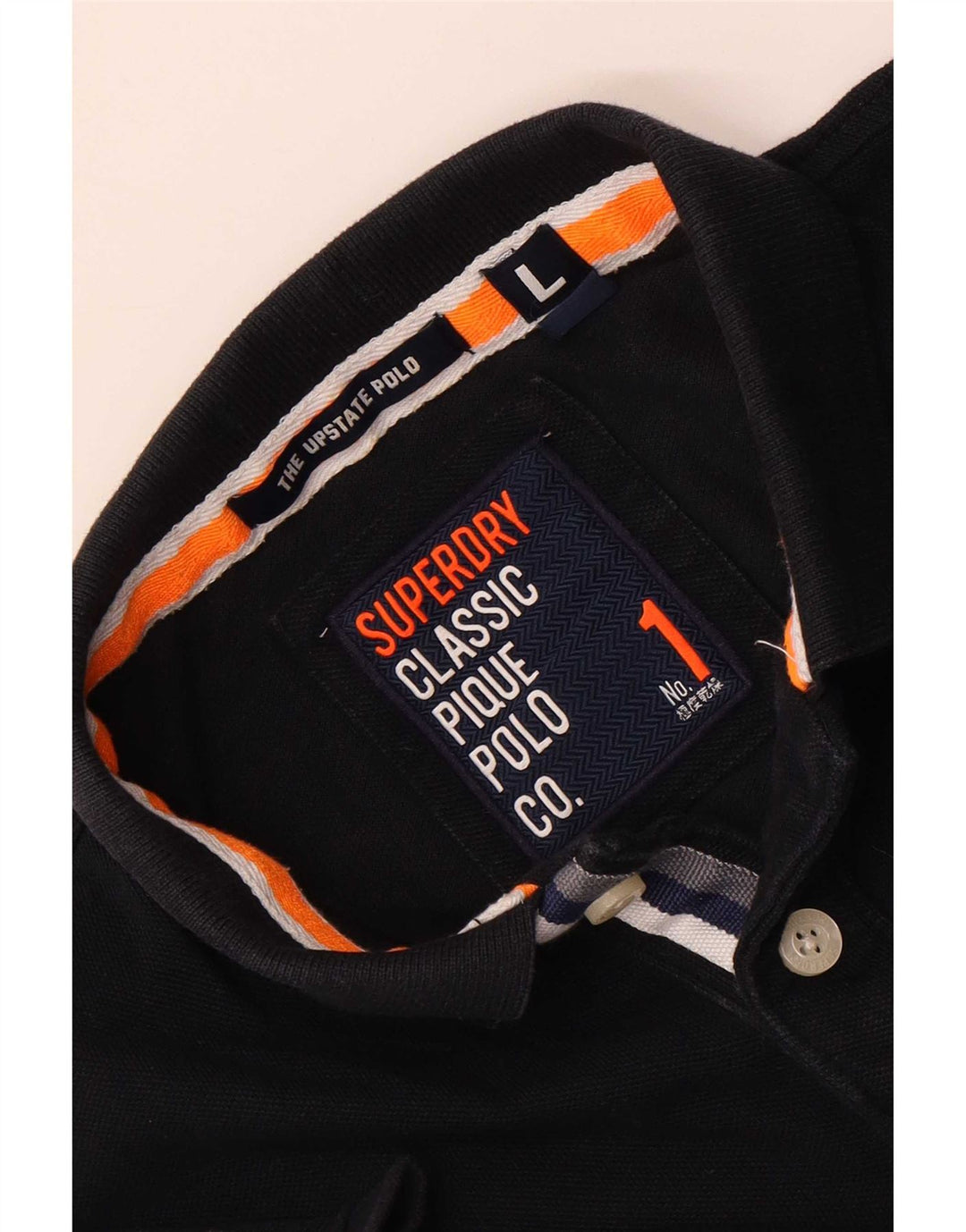 Superdry Polo Gráfico Para Hombre Grande Azul Marino