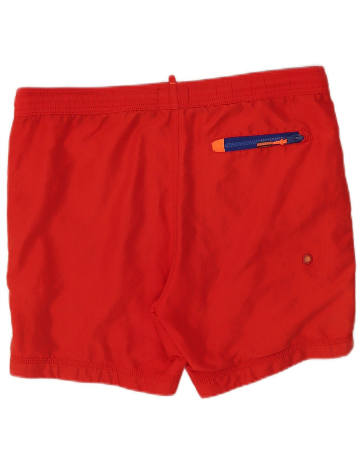 Superdry Shorts De Baño Gráficos Para Hombre Poliéster Rojo Mediano