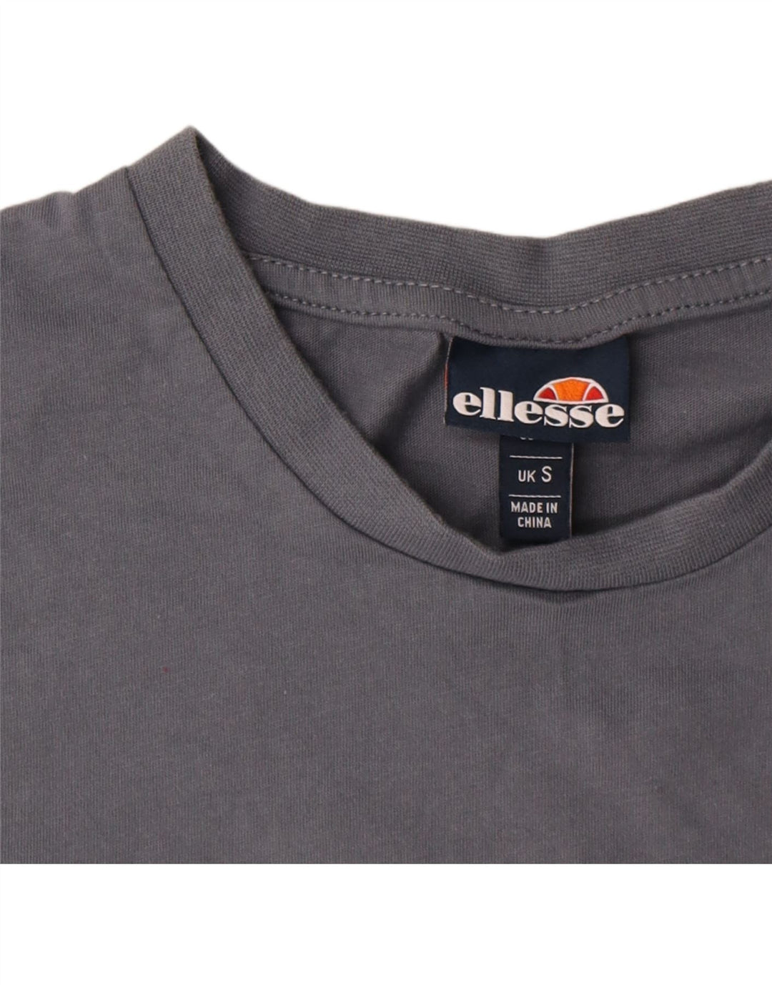 Ellesse - Camiseta gráfica para hombre, talla pequeña, algodón gris