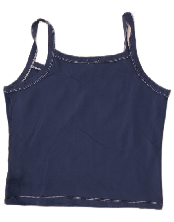 North Sails Camiseta de tirantes gráfica para mujer UK 40 Grande Algodón azul marino