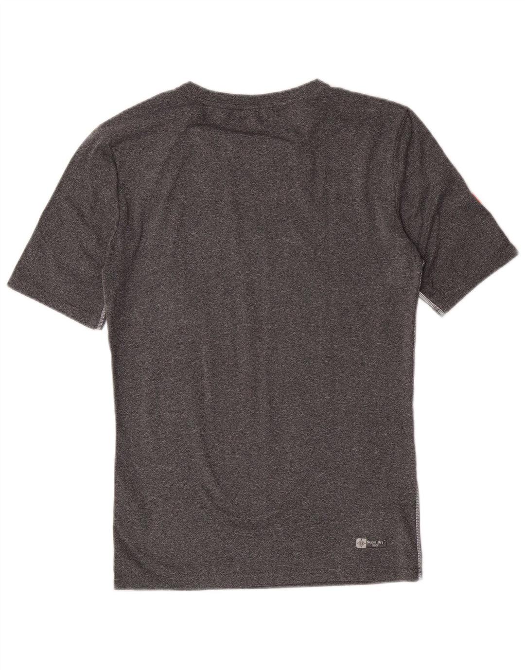 Superdry Camiseta gráfica para mujer Top UK 44 Poliéster moteado gris grande