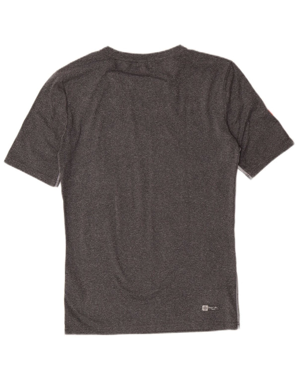 Superdry Camiseta gráfica para mujer Top UK 44 Poliéster moteado gris grande