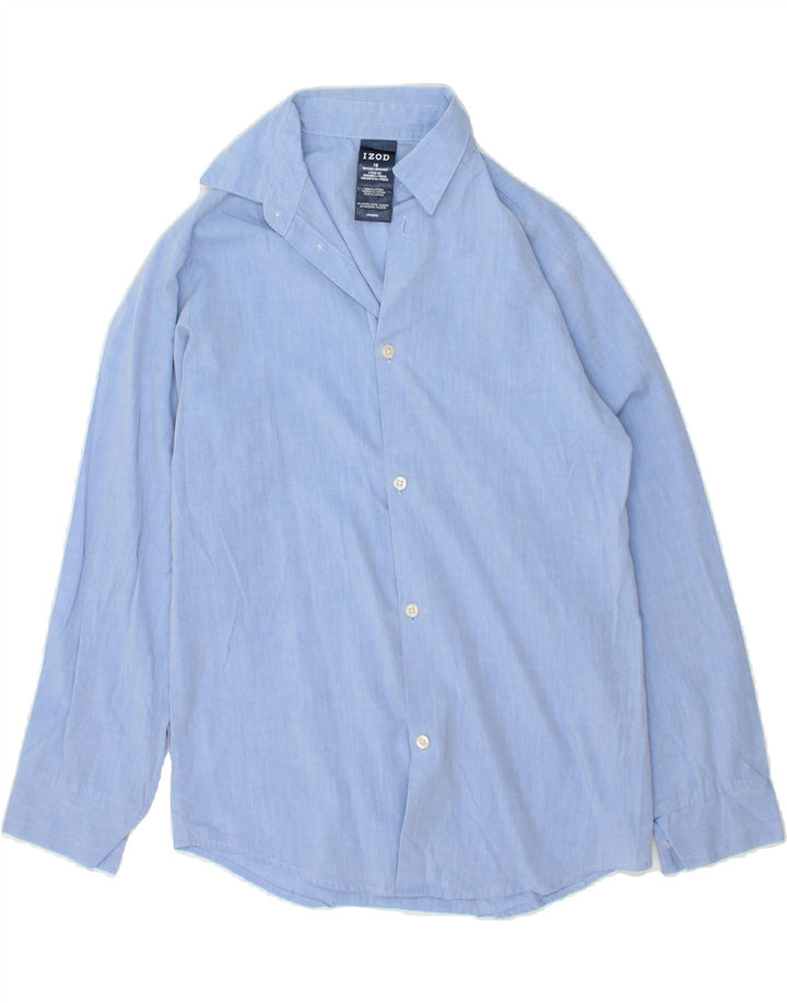IZOD Boys Shirt 15-16 Years Blue Cotton Vintage Izod and Second-Hand Izod from Messina Hembry 