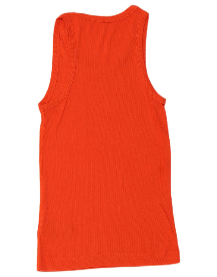 Cos Chaleco para niños Top 7-8 años Pequeño Algodón Naranja