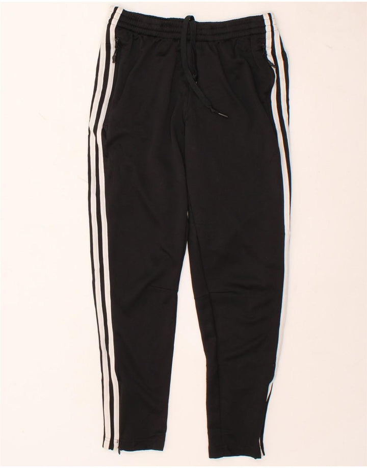 ADIDAS Womens Tracksuit Trousers UK 8/10 Small Black Polyester Vintage Adidas and Second-Hand Adidas from Messina Hembry 